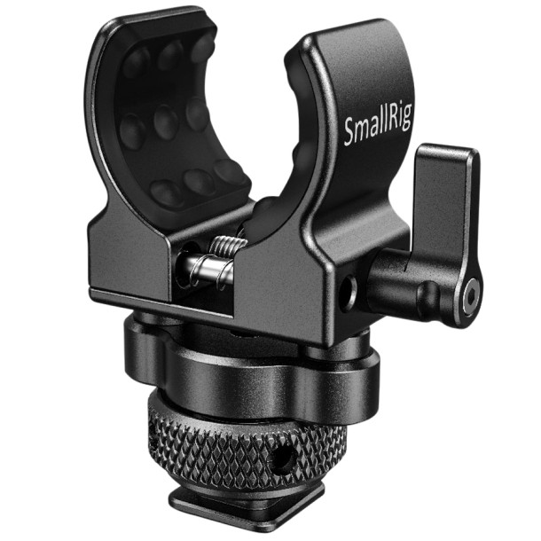 SmallRig 2352 - Mic. clamp mount w/ cold-shoe