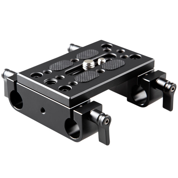 SmallRig 1775 - Mounting Plate w/ dual 15mm Rod Clamps