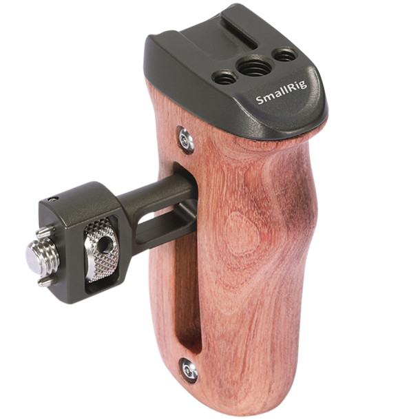 SmallRig 2642 - Wood Side Handle w/ Arri-Style Mount