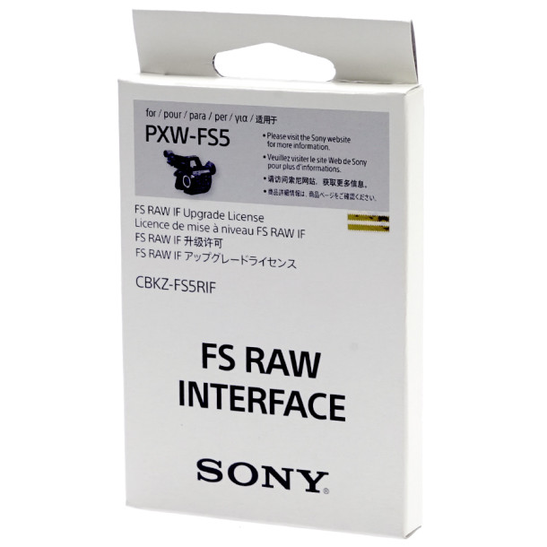 Sony CBKZ-FS5RIF - RAW til FS5