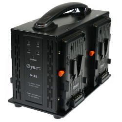 Dynacore D-4S - 4ch. V-Lock lader