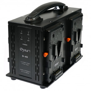 Dynacore D-4S - 4ch. V-Lock lader