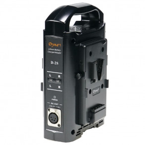 Dynacore D-2S - 2ch. V-Lock lader m/PSU