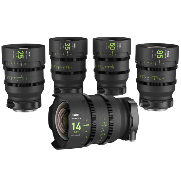 NiSi Athena Cine Prime Set of 5 - e-mount