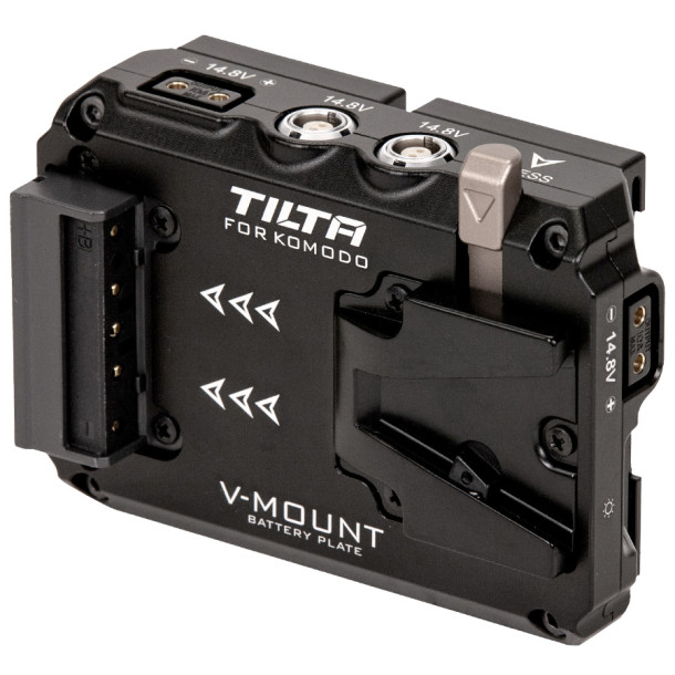 Tilta TA-T08-BPV-B - Dual Canon BP to V-Lock adapter - Black