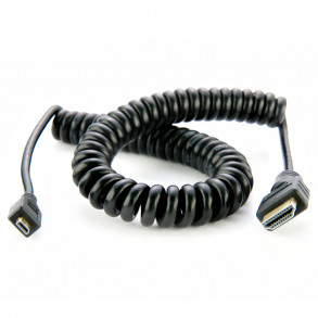 Atomos - Coiled HDMI micro to std. - 50cm