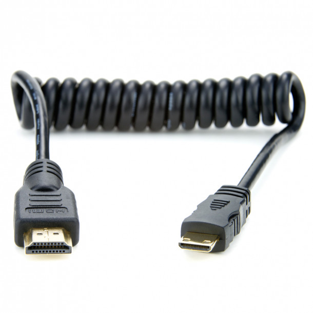 Atomos - Coiled HDMI mini to std. - 30cm