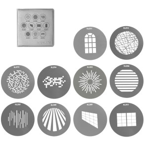 NanLite GOBO SET1 - St med blandede Gobo'er til PJ-BM