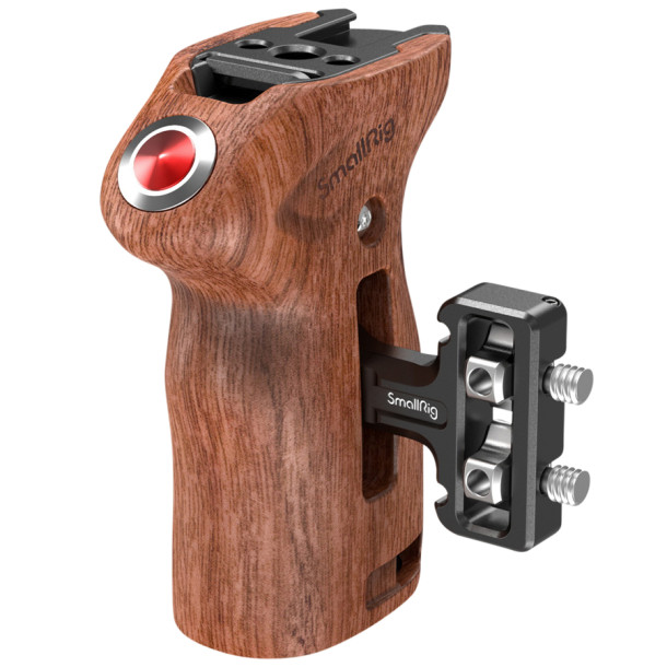 SmallRig 3323 Side Handle Wood with Start/Stop Remote Trigger