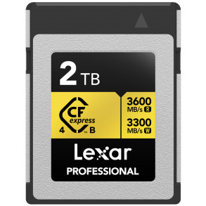 Lexar PRO GOLD2TB 4.0 - 2TB CFexpress Pro Type B 3600/3300MB/s