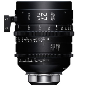 Sigma Aizu 27mm T1.3 - Large Format Cine Prime - PL (Metric)