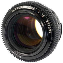 Nikon Nikkor 50mm AI f/1.2 (cinemod) SN: 287399 - brugt