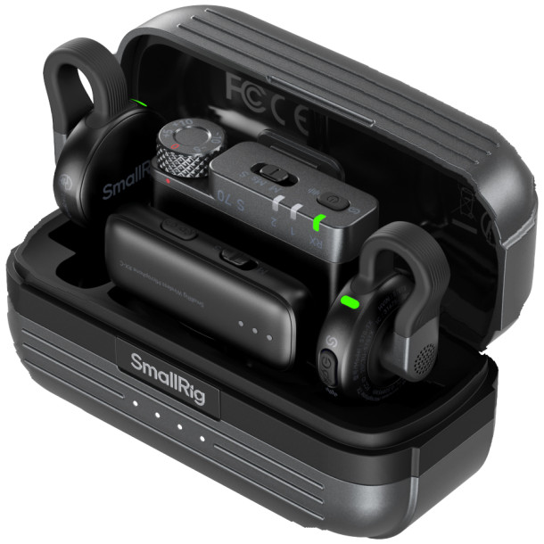 SmallRig 5715 - S70 Wireless Microphone All-in-One - black