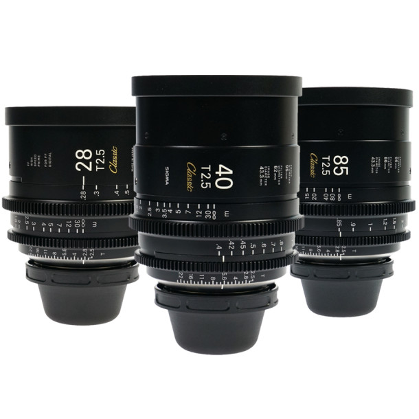 Sigma Cine Classic  - 3 pcs. set non-coated FF primes - PL (i/Technology)