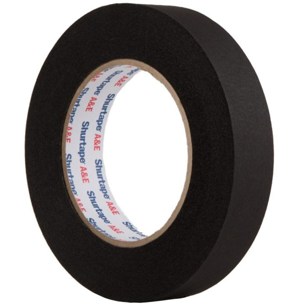 Shurtape MTP74324 - Black Photographic Masking Tape - 24mm