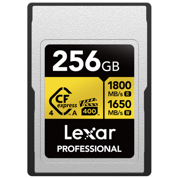 Lexar GOLD256G - 256GB CFexpress Pro Type A 1800/1650 MB/s
