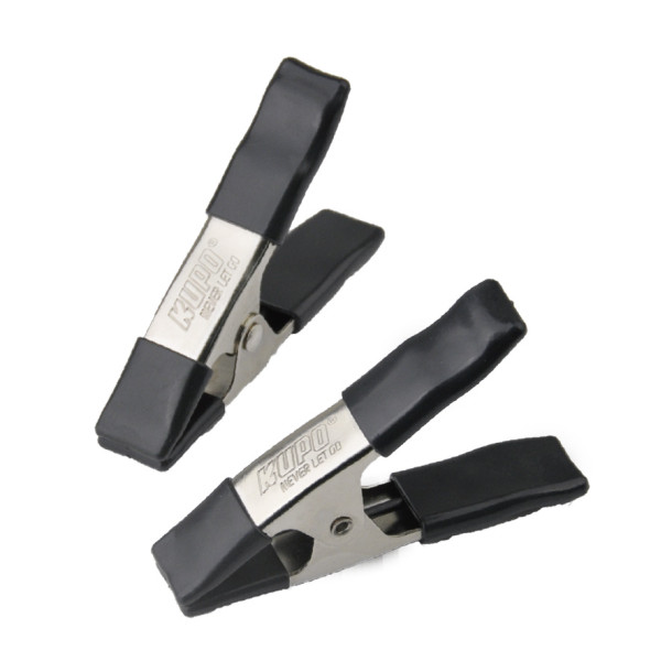 Kupo KCP-354-BK - 2 pcs. Small Steel Spring A-Clamp - Black