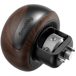 SmallRig 5926 - Wooden Ball Handle wwith 1/4" &amp; Locating pins