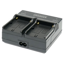 Dynacore DV-2S - Dual oplader for NP-F batteri