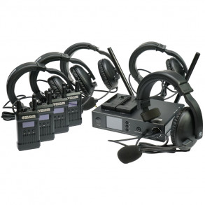 Hollyland Mars T1000 - intercom system m/ 1 Base & 4 Beltpacks