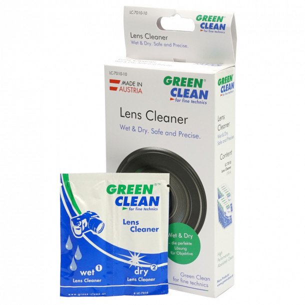 Green-Clean LC-7010 - Objektivrens vd/tr (10 stk.)