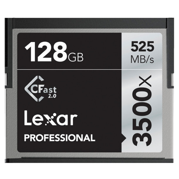 Lexar CFast 2.0 128GB Pro 3500x 525MB/s