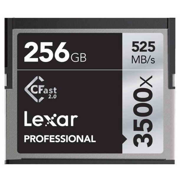 Lexar CFast 2.0 256GB Pro 3500x 525MB/s