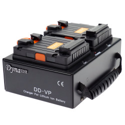 Dynacore DD-VP - 2ch. V-Lock liggende lader (Tiny)
