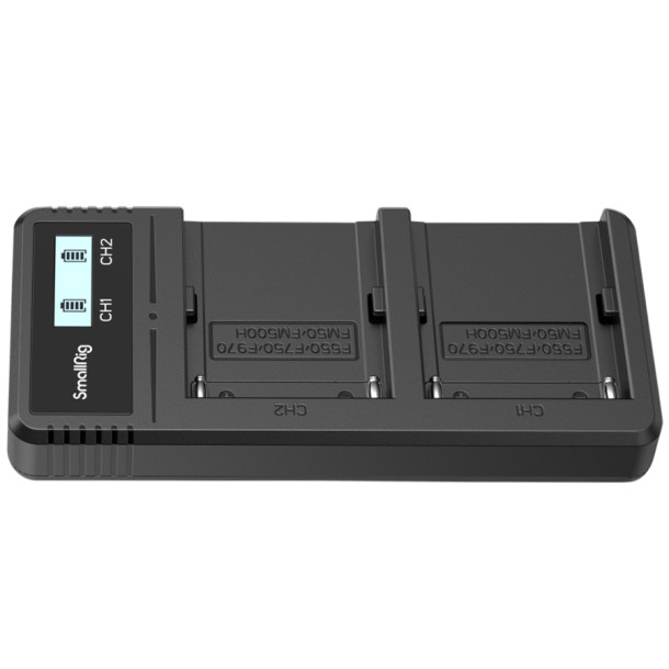 SmallRig 4086 - Dual Charger for NP-F batteries