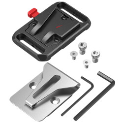 SmallRig 2990 - V-Lock Battery Plate w/ belt Clip
