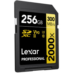 Lexar Pro 2000X - 256GB V90 SDXC 300/260