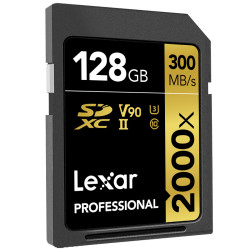 Lexar Pro 2000X - 128GB V90 SDXC 300/260