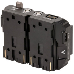 Tilta TA-T08-BPV-B - Dual Canon BP to V-Lock adapter - Black