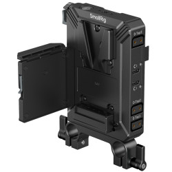 SmallRig 5226 - V-Lock Battery Plate for 15mm LWS with Screen holder.