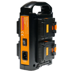 Dynacore DT-4S - 4ch. V-Lock stende lader (Tiny)