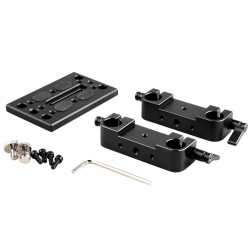 SmallRig 1775 - Mounting Plate w/ dual 15mm Rod Clamps