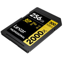 Lexar Pro 2000X - 256GB V90 SDXC 300/260