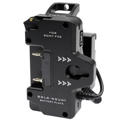 Tilta ES-T20-BTP-AB - Batteryplate Gold Mount for FX6