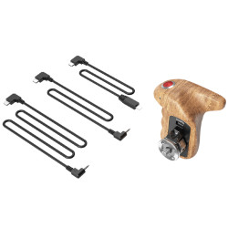 SmallRig 3324 - Wooden grip w/Arri rosette &amp; Trigger (Right)