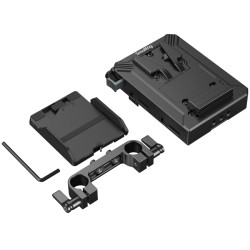 SmallRig 5226 - V-Lock Battery Plate for 15mm LWS with Screen holder.