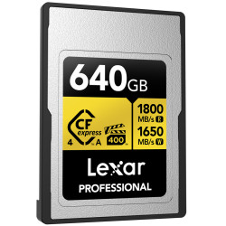 Lexar GOLD640G - 640GB CFexpress Pro Type A 1800/1650 MB/s