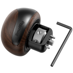 SmallRig 5926 - Wooden Ball Handle wwith 1/4" &amp; Locating pins