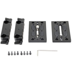 SmallRig 1798 - Baseplate w/ dual 15mm rod clamp