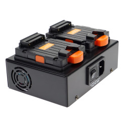 Dynacore DD-VP - 2ch. V-Lock liggende lader (Tiny)