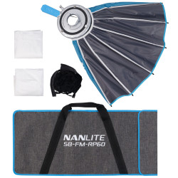 NanLite SB-RP60 - Mini mount (FM) Rapid Parabolic Softbox (60cm)