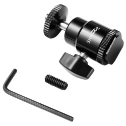 SmallRig 761 - Cold Shoe mount Ballhead 1/4 Screw