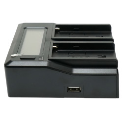 Dynacore DDBC-TF - 2ch. NP-F lader