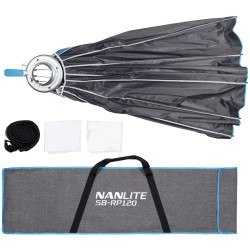NanLite SB-RP120 - Bowens mount Parabolic Rapid Open Softbox (120cm)