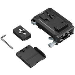 SmallRig 5227 - V-Lock Battery Plate for Arca-Swiss with Screen holder.